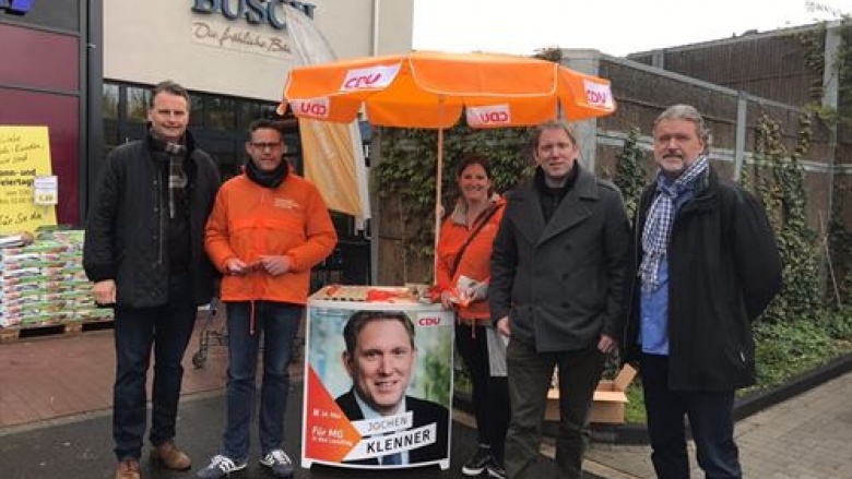 Osterinfostand mit der CDU Eicken