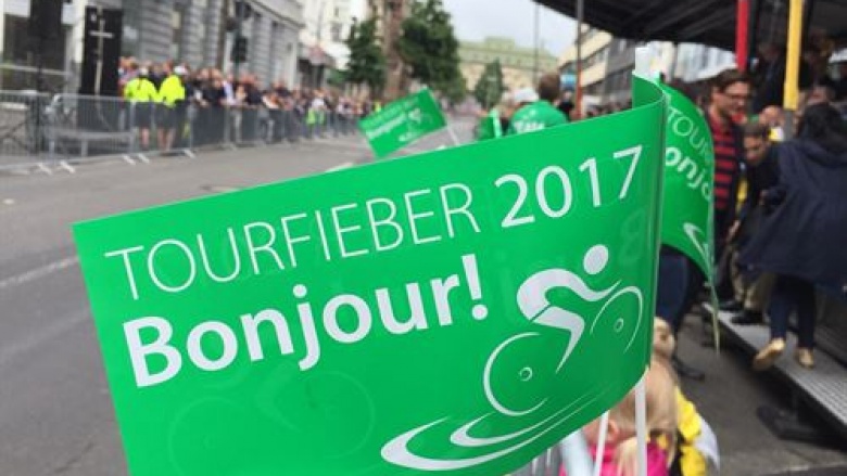 Tour de France Sprintwertung auf der Bismarckstraße