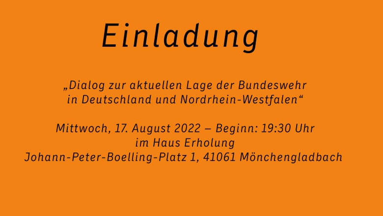 Einladung Bundeswehr