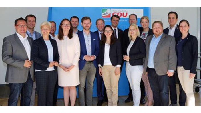 Die "Junge Gruppe" der neuen CDU-Landtagsfraktion