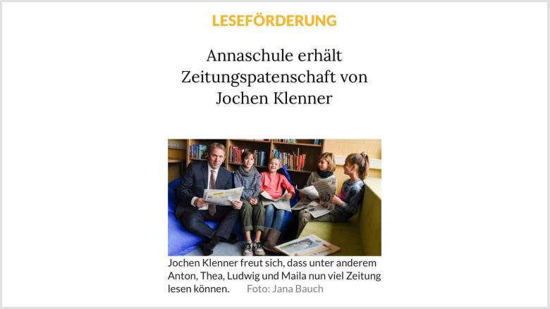 Zeitungspatenschaft