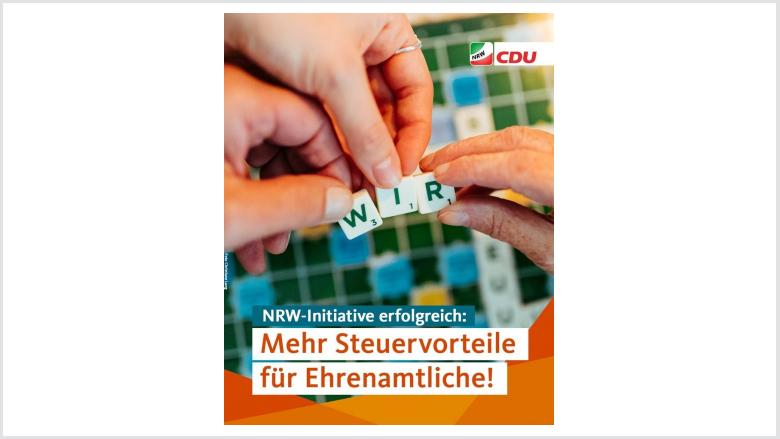 Unterstützung für das Ehrenamt Unterstützung für das Ehrenamt
