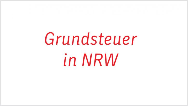 Grundsteuer in NRW