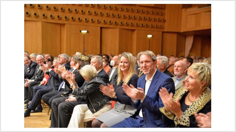 Musikkorps der Bundeswehr am Abend in der Rheydter Stadthalle 
