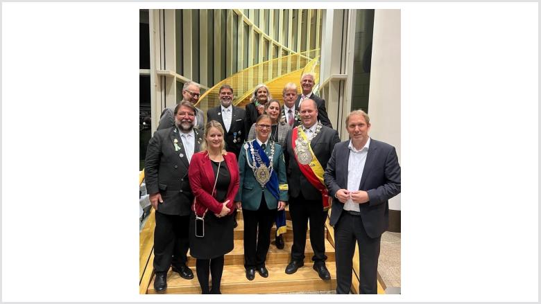 Schützenempfang im Landtag