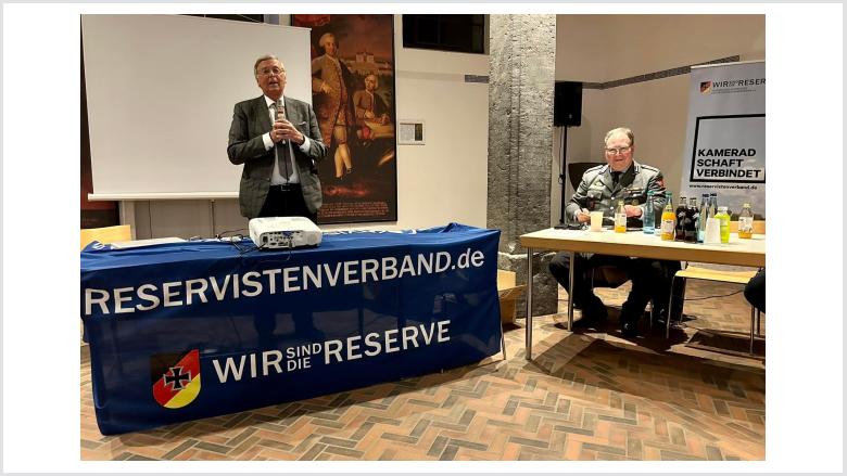 Wolfgang Bosbach beim Reservistenverband Mönchengladbach Wolfgang Bosbach beim Reservistenverband Mönchengladbach