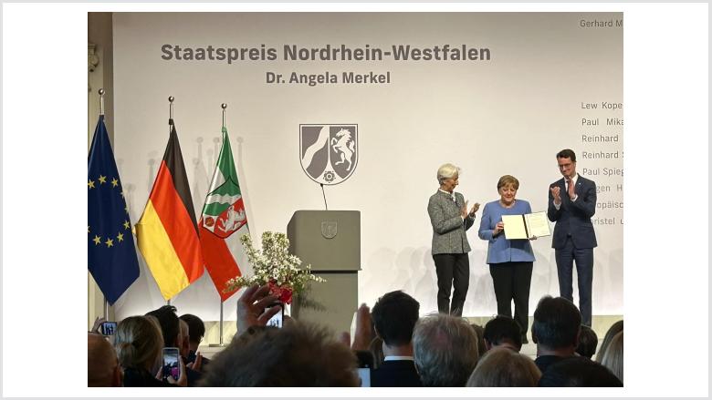 Staatspreis für Dr. Angela Merkel