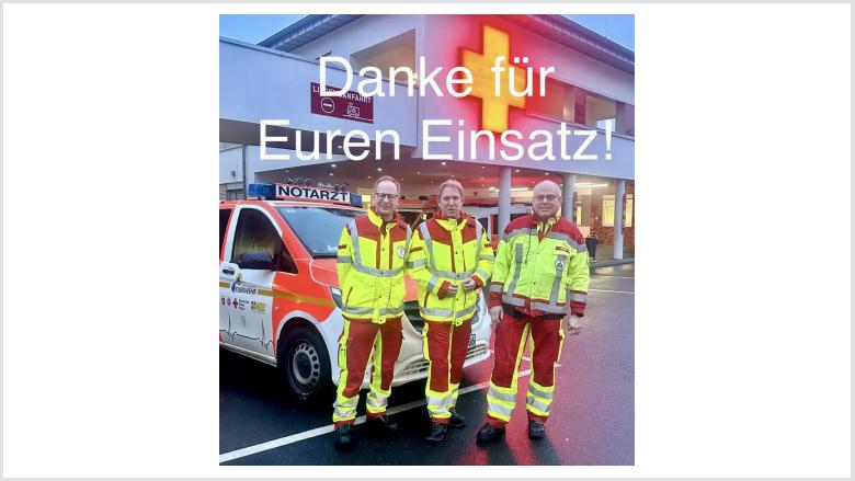 Dank an die Feuerwehr 