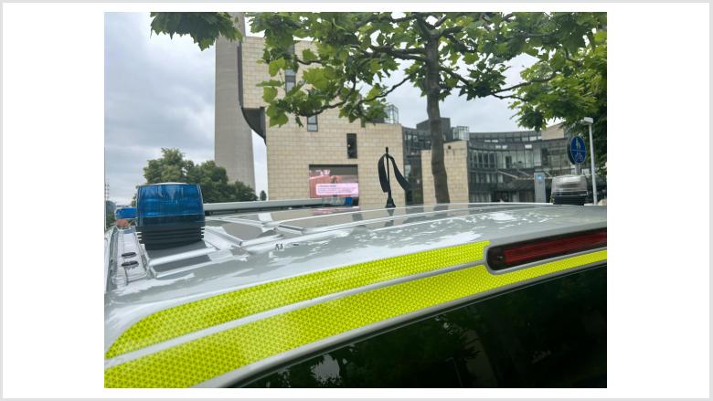 Gedenkminute für getöteten Polizist Gedenkminute für getöteten Polizist