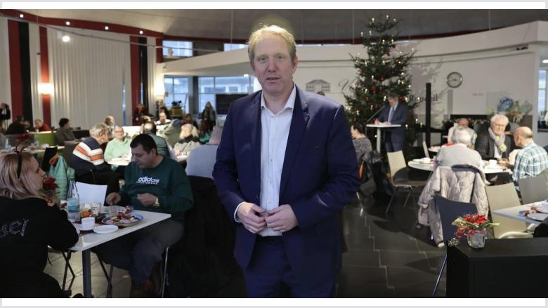 Weihnachtsfeier Arbeitslosenzentrum Mönchengladbach