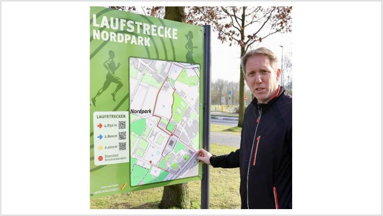Laufstrecke Borussia Eröffnung