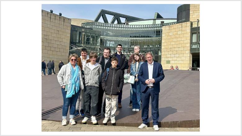Besuchergruppe im Landtag 
