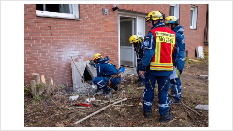 THW Übung in Mönchengladbach 