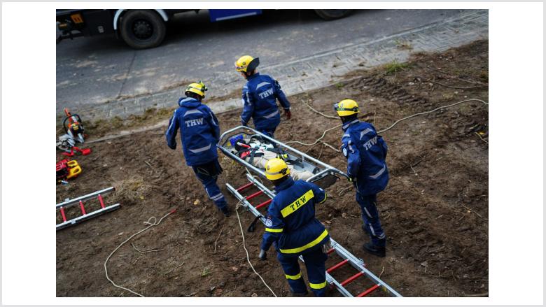 THW Übung in Mönchengladbach 