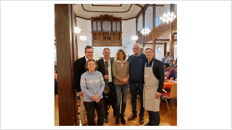 Adventsfeier für Obdachlose der Diakonie