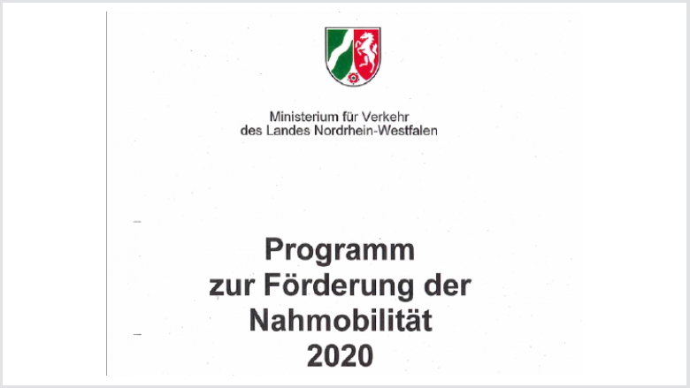 Förderung Nahmobilität Förderung Nahmobilität