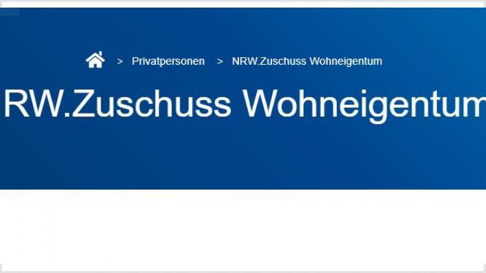 NRW Wohnungsförderung