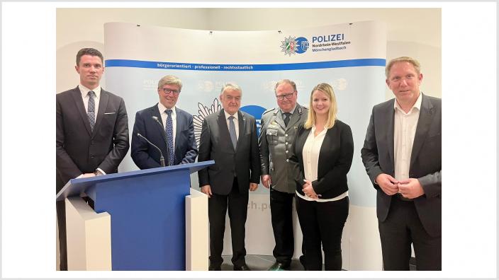 Minister Reul in Mönchengladbach