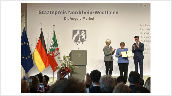 Staatspreis für Dr. Angela Merkel