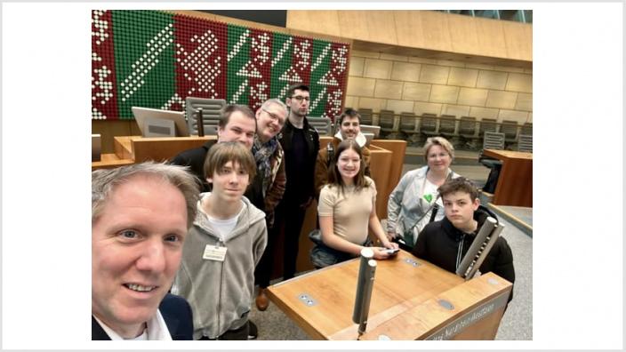 Besuchergruppe im Landtag 