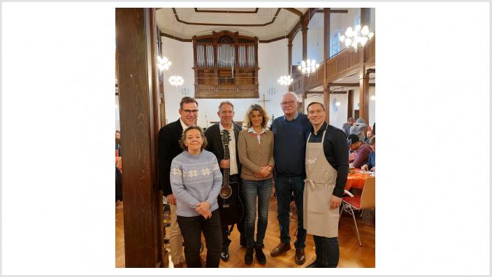 Adventsfeier für Obdachlose der Diakonie