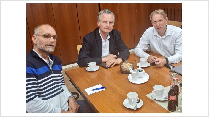 Austausch mit Kinderarzt, Jochen Klenner und Günter Krings