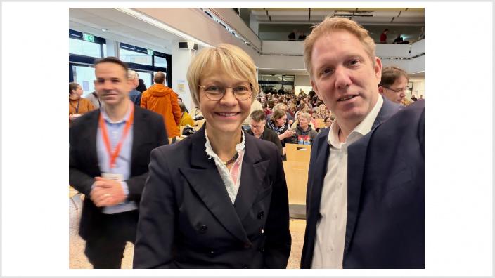 Ministerin Feller in Mönchengladbach 